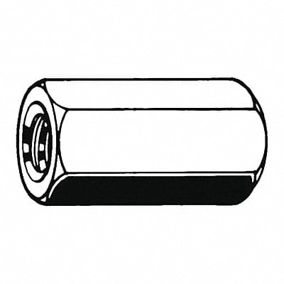 CplgNt Stl Zn M8-1.25 13mmx24mm 100PK