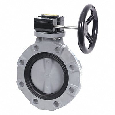 Butterfly Valve PVC FPM 2.5in Gear