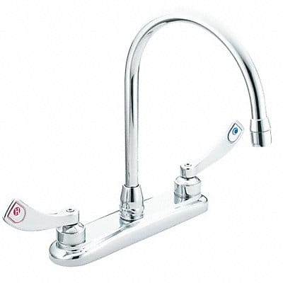 Gooseneck Chrome Moen M-Dura Cast Metal