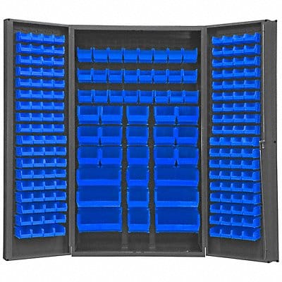 K4896 Bin Cabinet 84 x48 x24 Gray 192BlueBns