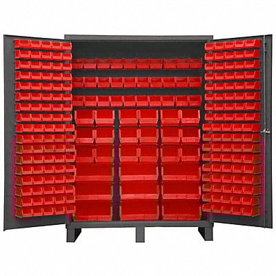 K4897 Bin Cabinet 84 x60 x24 Gray 227RedBns