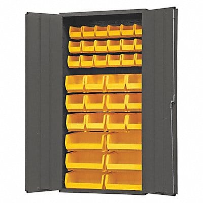 K4888 Bin Cabinet 72 x36 x18 Gray 36YlwBns