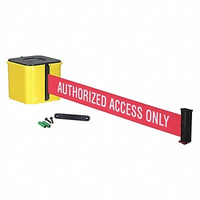 Retractable Belt Barrier Yellow 20 ft.