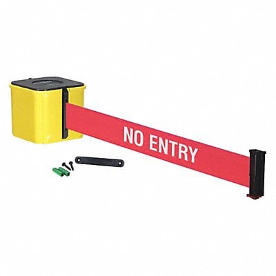 Retractable Belt Barrier 20 ft Red