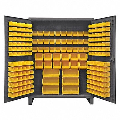 K4905 Bin Cabinet 78 x60 x24 Gray 198YlwBns