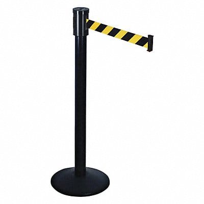 Belt Barrier Black/Yellow Cast Iron