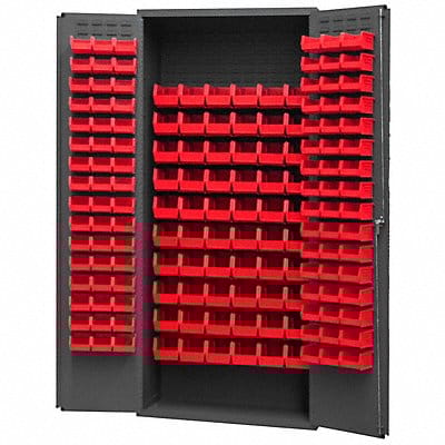 K4894 Bin Cabinet 84 x36 x18 Gray 156RedBns