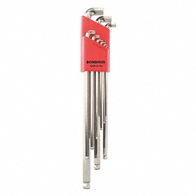 9 Pc Stubby Ball End Hex Key S