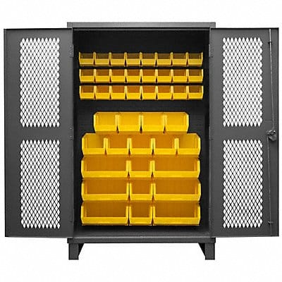 K4946 Bin Cabinet 78 x48 x24 Gray 42YlwBns