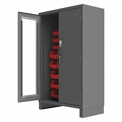 K4874 Bin Cabinet 78 x48 x24 Gray 42RedBns