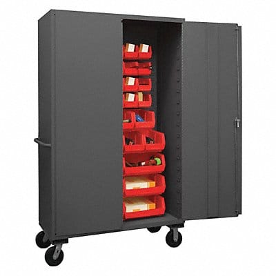 K4877 Bin Cabinet 80 x48 x24 Gray 42RedBns