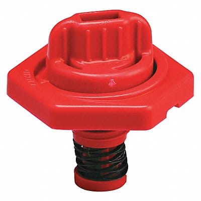 Breather Vent HDPE 1.50 in H Red