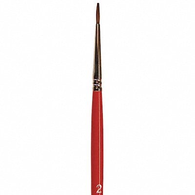 Paint Brush #2 Artist Red Sable Soft