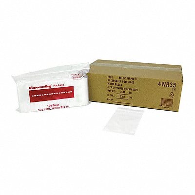 Reclosable Poly Bag Zip Seal PK1000