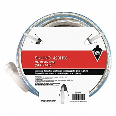 Water Hose 5/8 I.D.50 ft PVC