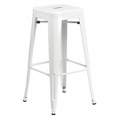 Stool Welded Legs White 30 H