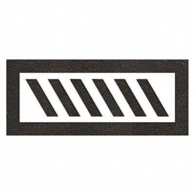 Pavement Stencil 96 H 32 W 0.125 Thick