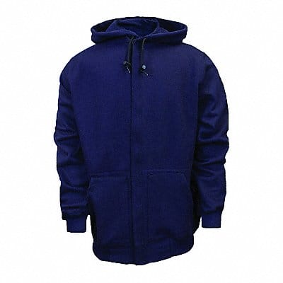 H3395 FR Zip Hooded Sweatshirt Navy L