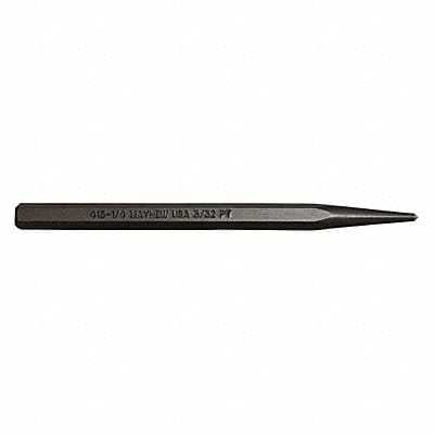 Center Punch 4 in L Steel Black Oxide