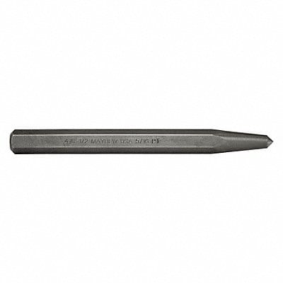 Center Punch 6 in L Steel Shot Blast