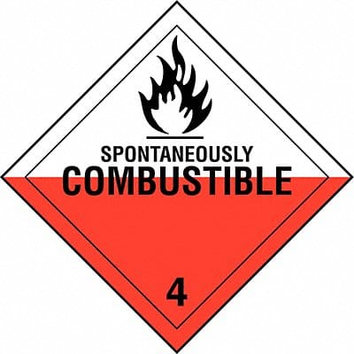 DOT Container Placard 10-3/4 Label W