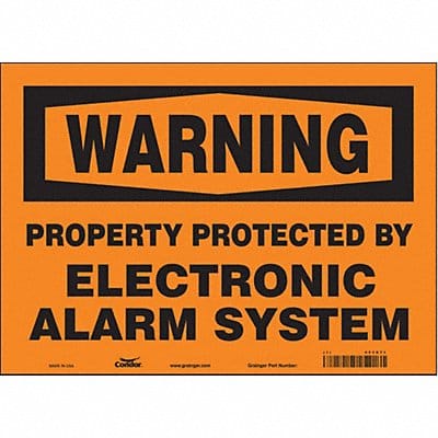 Safety Sign 10 in x 14 in Vinyl