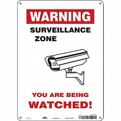 Safety Sign 14 in x 10 in Aluminum