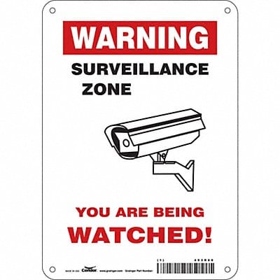 Safety Sign 10 in x 7 in Polyethylene