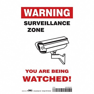 Safety Sign 10 in x 7 in Vinyl