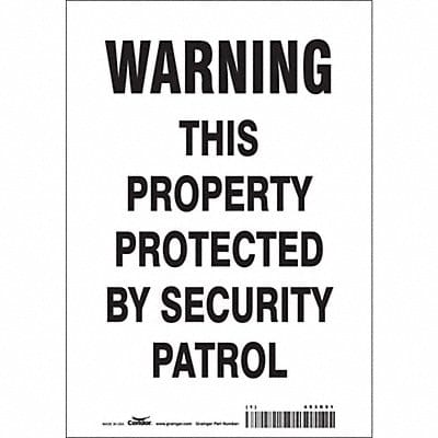Safety Sign 10 in x 7 in Vinyl