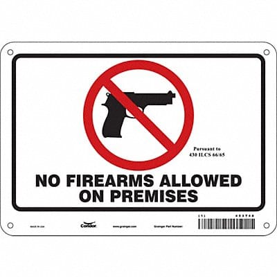 Safety Sign 7 in x 10 in Polyethylene