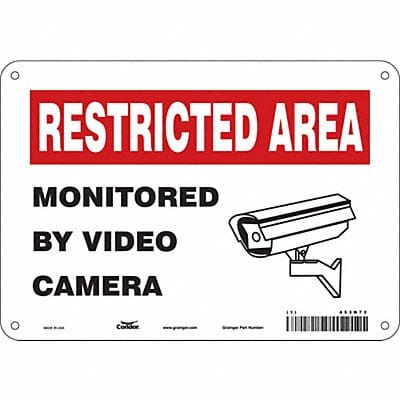 Safety Sign 7 in x 10 in Polyethylene