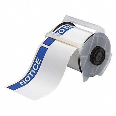 Label Vinyl White/Blue