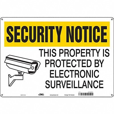 Safety Sign 14 in x 20 in Aluminum