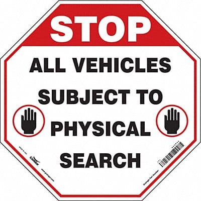 Safety Sign 24 inx24 in Polyethylene
