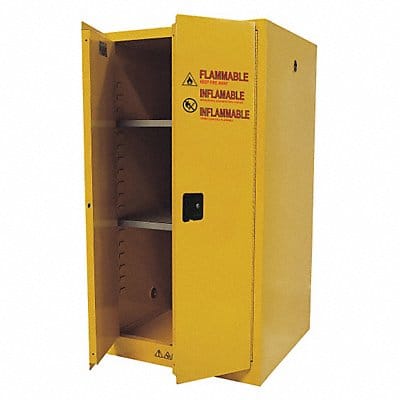Flammable Safety Cabinet 60 gal Yellow
