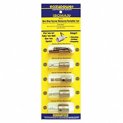 Screw Remover Screwdriver #6 to #14 PK5