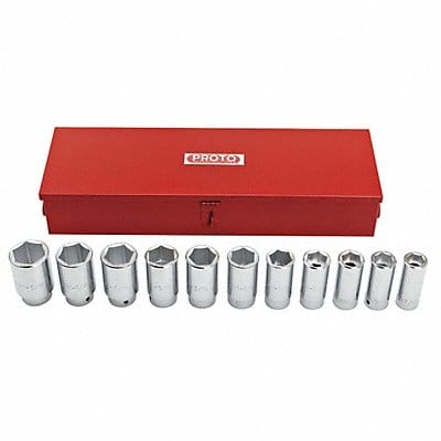 Socket Set 3/4 in 6Pt 11 Pieces
