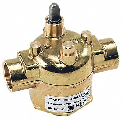 Valve 3 Way 1/2in Sweat 3.0 CV