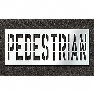 Pavement Stencil Pedestrian