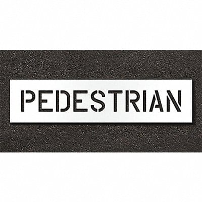 Pavement Stencil Pedestrian