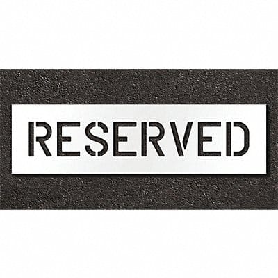 Pavement Stencil Reserved