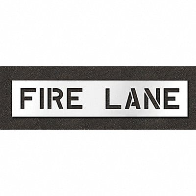 Pavement Stencil Fire Lane