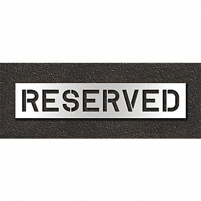 Pavement Stencil Reserved