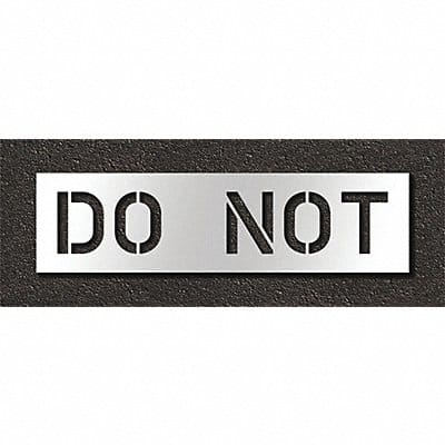 Pavement Stencil Do Not