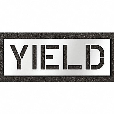 Pavement Stencil Yield