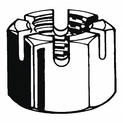 CstlNt Pln Stl Grd2 2-1/2 -4 3 3/4in 1PK