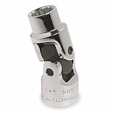 Flex Socket Steel Chrome 1/4 Flex Socket Steel Chrome 1/4