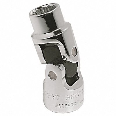 Flex Socket Steel Chrome 9/16