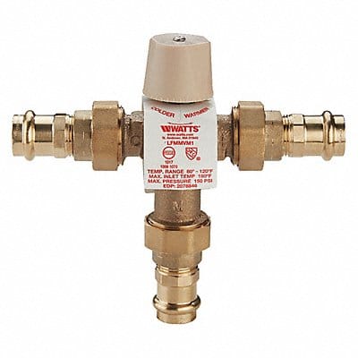 Mixing Valve 0.5 to 12 gpm 1/2 Inlet Sz